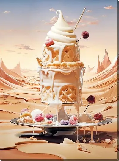 Картина маслом Десерт №66