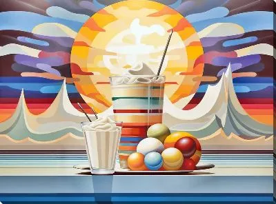 Картина маслом Десерт №68