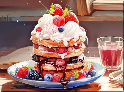 Картина маслом Десерт №69