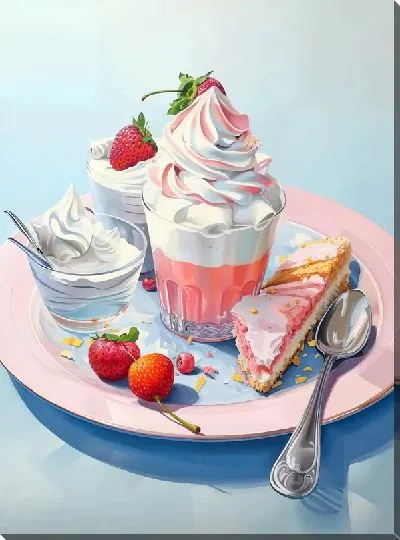 Картина маслом Десерт №70