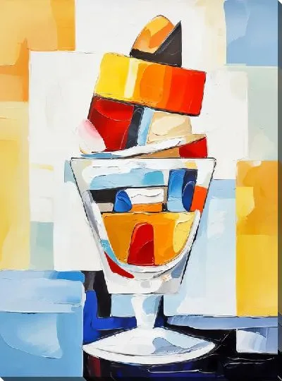 Картина маслом Десерт №73