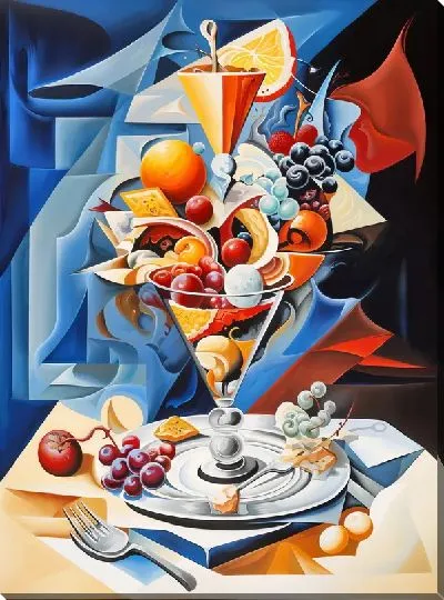 Картина маслом Десерт №74