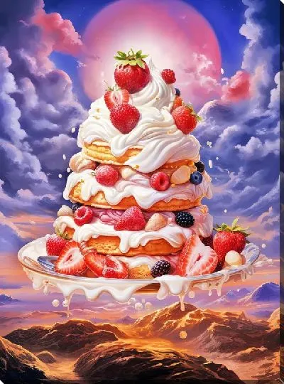 Картина маслом Десерт №77