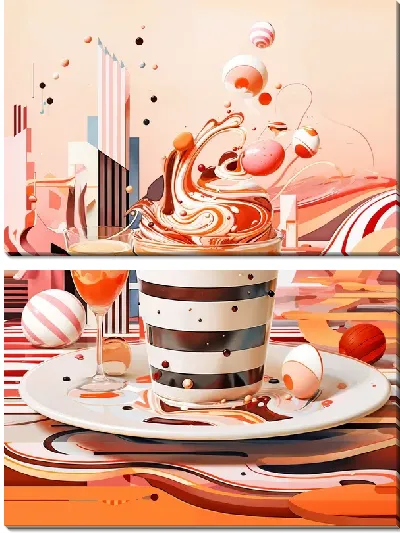 Модульная картина Десерт №83