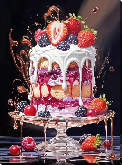 Картина маслом Десерт №85