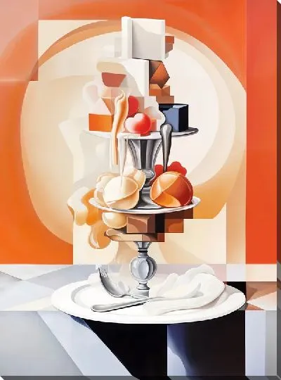 Картина маслом Десерт №86