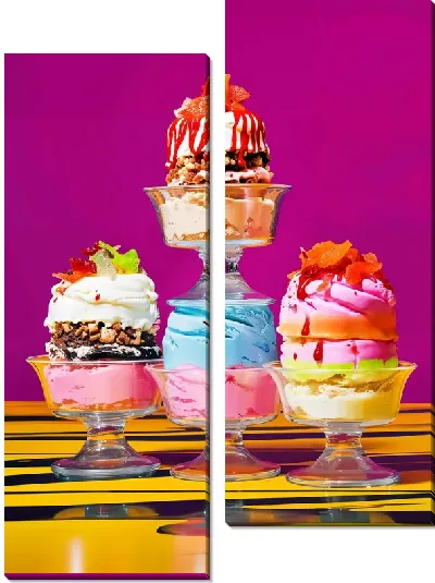 Модульная картина Десерт №87