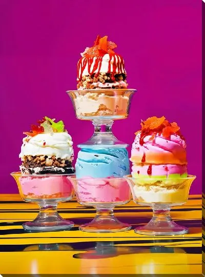 Картина маслом Десерт №87