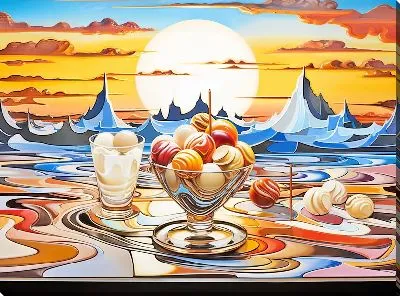 Картина маслом Десерт №91