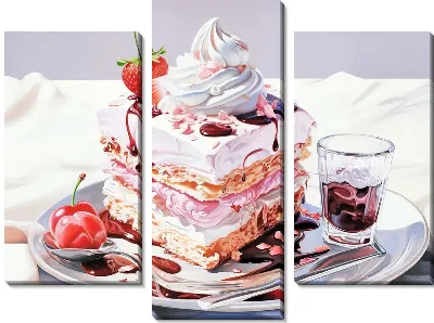 Модульная картина Десерт №95