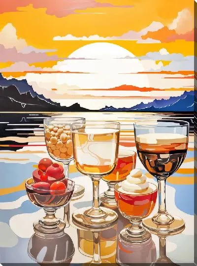 Картина маслом Десерт №96