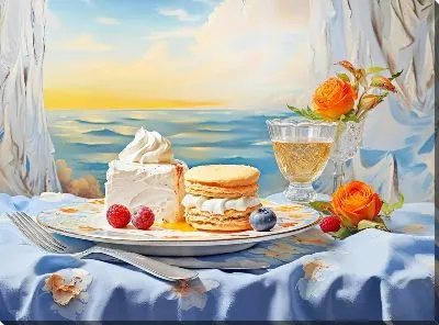 Картина маслом Десерт №108