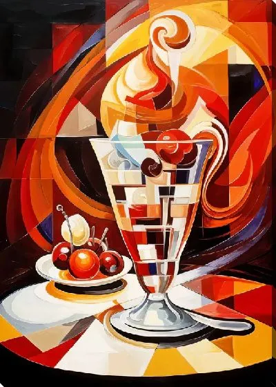 Картина маслом Десерт №113