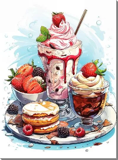 Постер Десерт №130