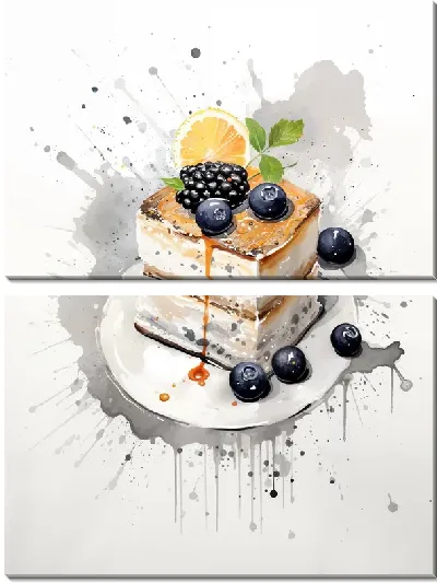 Модульная картина Десерт №136