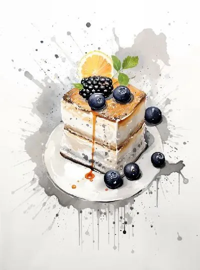 Плакат Десерт №136