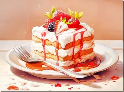 Постер Десерт №137