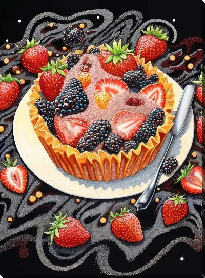 Картина маслом Десерт №139
