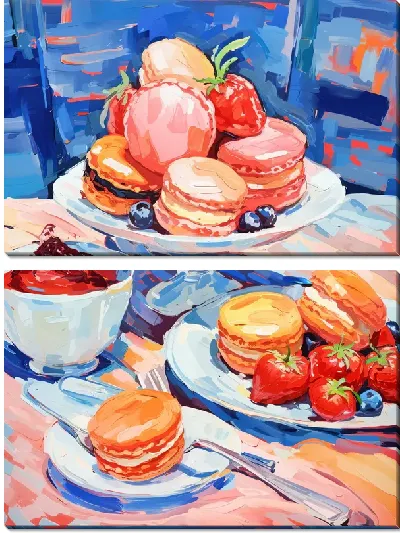 Модульная картина Десерт №143