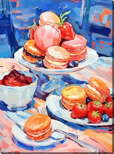 Картина маслом Десерт №143