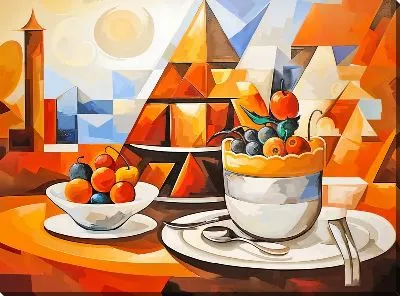 Картина маслом Десерт №147