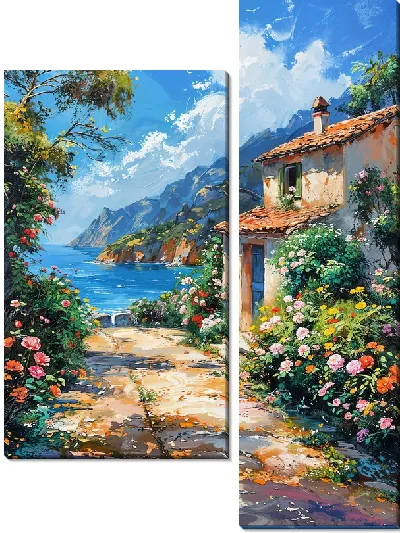 Модульная картина Аллея №12