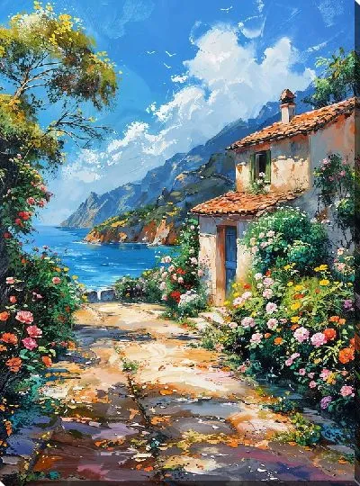 Картина маслом Аллея №12