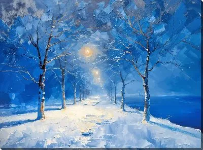 Картина маслом Аллея №13