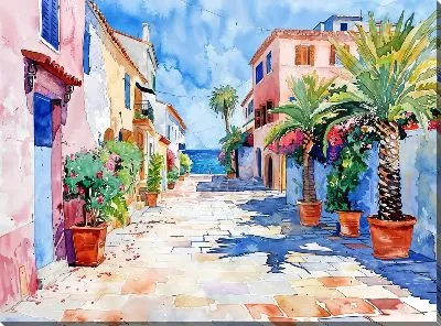 Картина маслом Аллея №14