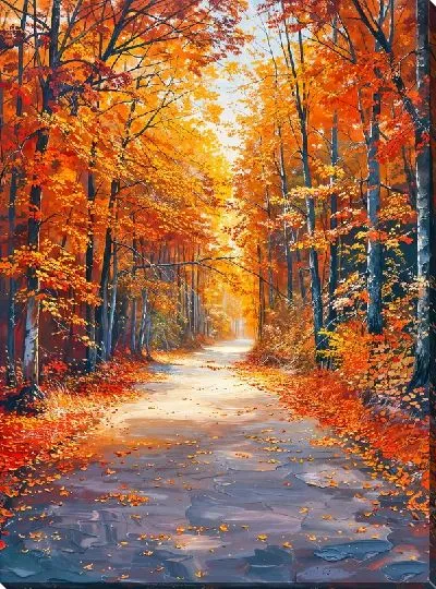 Картина маслом Аллея №16