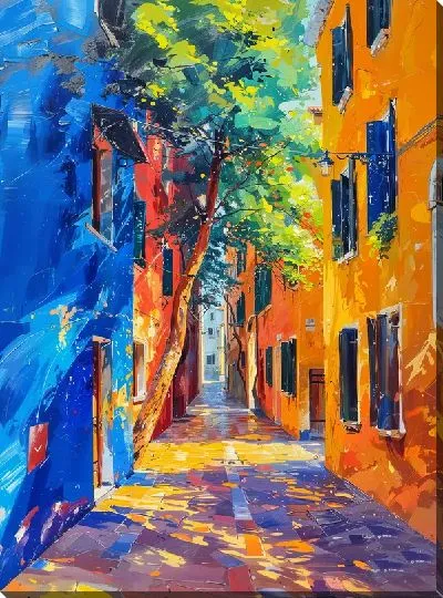Картина маслом Аллея №17