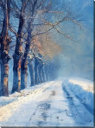 Картина маслом Аллея №18