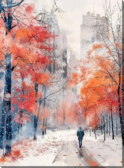 Картина маслом Аллея №19