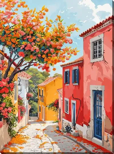 Картина маслом Аллея №20