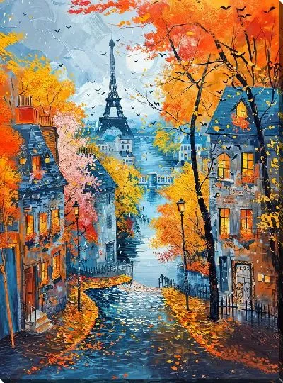 Картина маслом Аллея №21