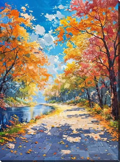 Картина маслом Аллея №29