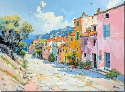 Картина маслом Аллея №30