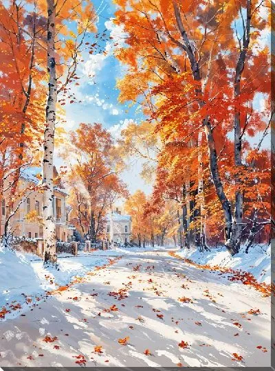 Картина маслом Аллея №33