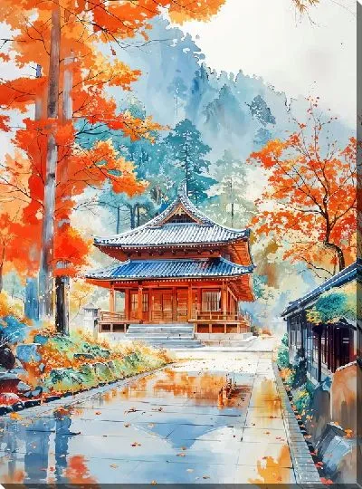 Картина маслом Аллея №34