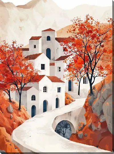 Картина маслом Аллея №35