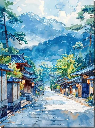 Картина маслом Аллея №38