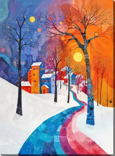 Картина маслом Аллея №39