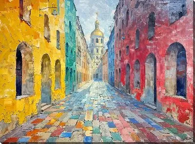 Картина маслом Аллея №40