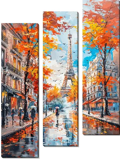 Модульная картина Аллея №41