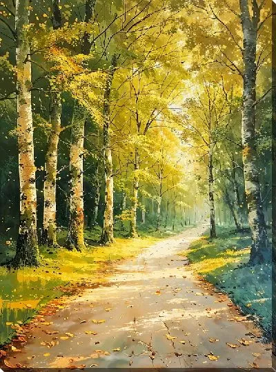 Картина маслом Аллея №43
