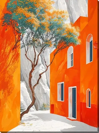 Картина маслом Аллея №44