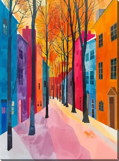 Картина маслом Аллея №45