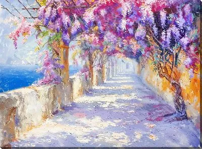 Картина маслом Аллея №46