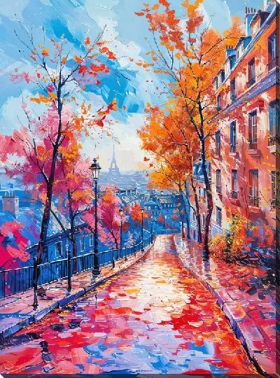 Картина маслом Аллея №47