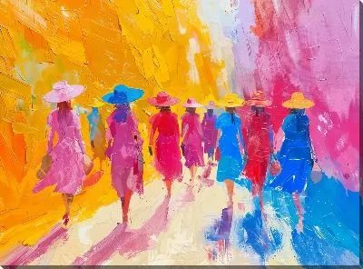 Картина маслом Дорога на пляж